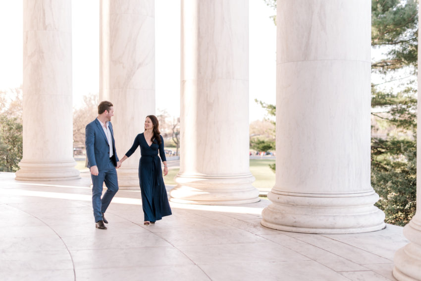The Jefferson Memorial Engagement Photos